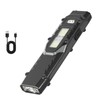 LUXJUMPER Rechargeable Flashlight Magnetic - 700 Lumens Flat Flashlights Rechargeable