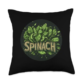 Funny Vegetable Spinach Costume for Boys and Girls Throw Pillow