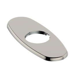 Derengge RP-1107-PN 4 Inch Faucet Deck Plate Bathroom Escutcheon Hole Cover, Polished Nickel Finished