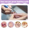2Pcs Nail Drill Bits, Stainless steel Cuticle Bit for Nail