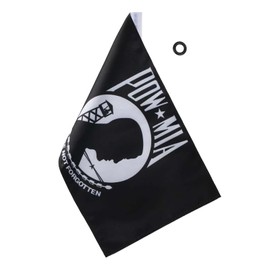 Pow Mia Flag, Motorcycle You Are Not Forgotten Flags, Flagpole 6x9'' Flag Mount with 4/5" Sleeve For 1/2" Flag Mount Poles