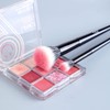 MSQ 2-Piece Cheek Brush, Soft Makeup Brush, Stipple Brush Set,