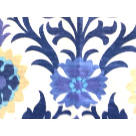 Waverly Outdoor Blue fabric SNS Santa Maria azure By The Yard