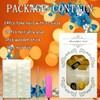 Thanksgiving Press on Square Nails Short Length Glossy Full Cover