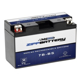 ZIPPBATTERY Chrome Battery 7B-BS Power Sports Battery