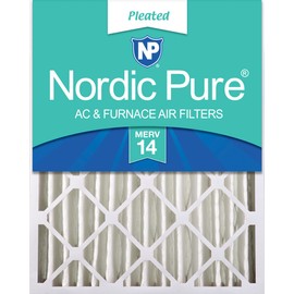 Nordic Pure 16x25x4 (3 5/8) Pleated MERV 14 Air Filter 1 Pack
