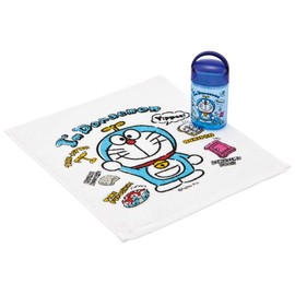 Skater OA5 Sanrio Doraemon Hot Towel Set with Case Plush Toy 12.6 x 12.0 inches (32 x 30.5 cm)