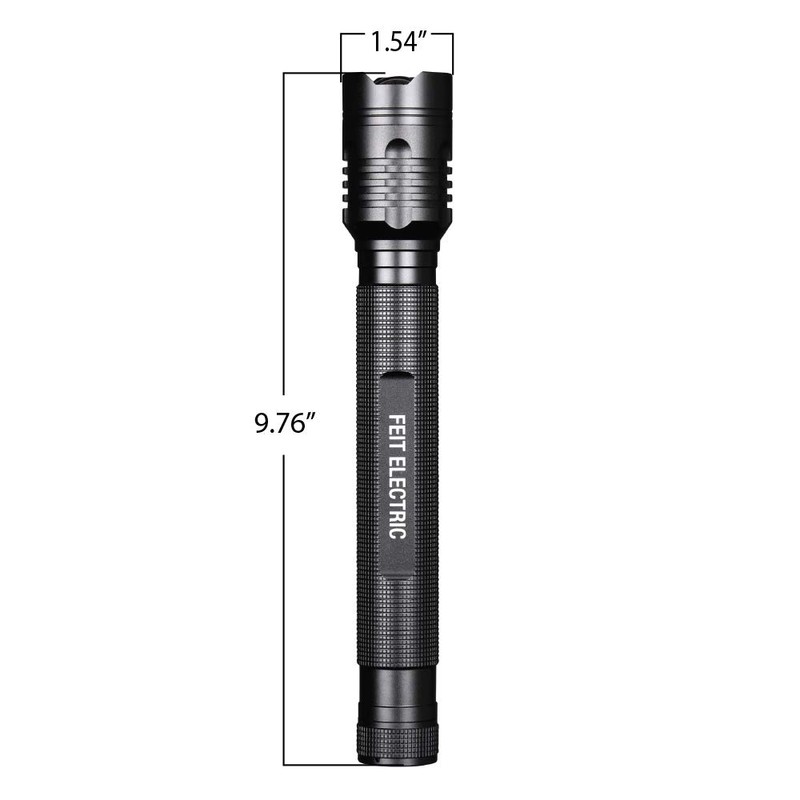 Feit Electric LED Tactical Flashlight - Aluminum Alloy - Zoomable