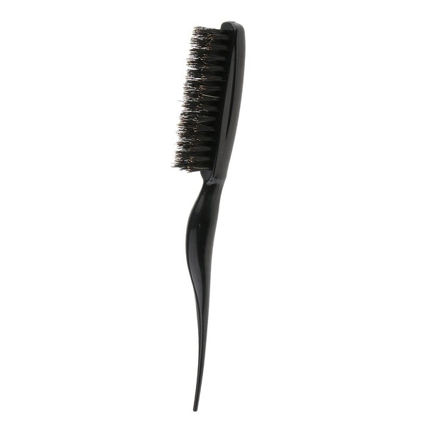 zalati Hair Brush Plastic Bristle Teasing Comb Edge Brush with