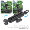 Motorcycle Rearview Mirror Mount Holder Action Camera Fixed Bracket with