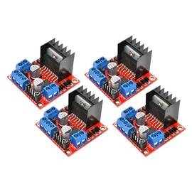 YMS PARTS L298N Motor Driver Controller Board Module with Dual H-Bridge Snubber Circuit Compatible with Arduino (4)