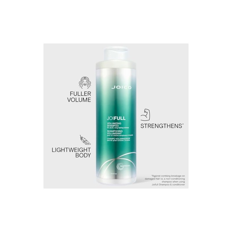 JoiFULL Volumizing Shampoo | For Fine, Thin Hair | Add