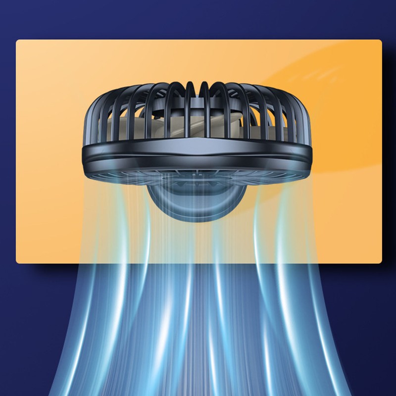 Portable Handheld Fan USB Rechargeable Battery Operated 5 Speeds Silent