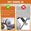 Lawn Mower Blade Sharpener - Aluminum Oxide and Steel, Efficient,