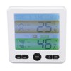 Indoor Thermometer Digital Color Screen Alarm Temperature Humidity Monitor Bedside