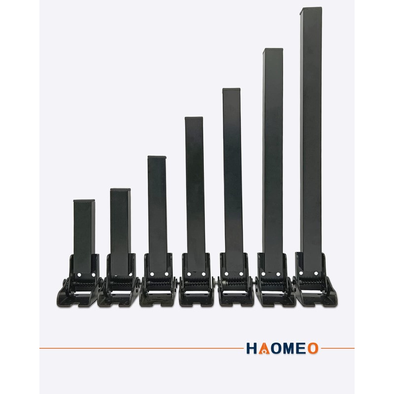 2 PCS Folding Table Legs 25.5cm, Foldable Table Legs Metal,