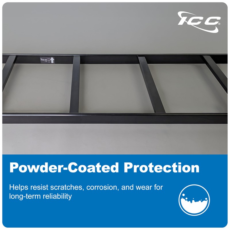 ICC Cable Runway Rack 5' Straight Section, 16-Gauge Steel, Made