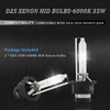 Tivora D2S Xenon HID Headlight Bulbs 6000K Cool White 35W
