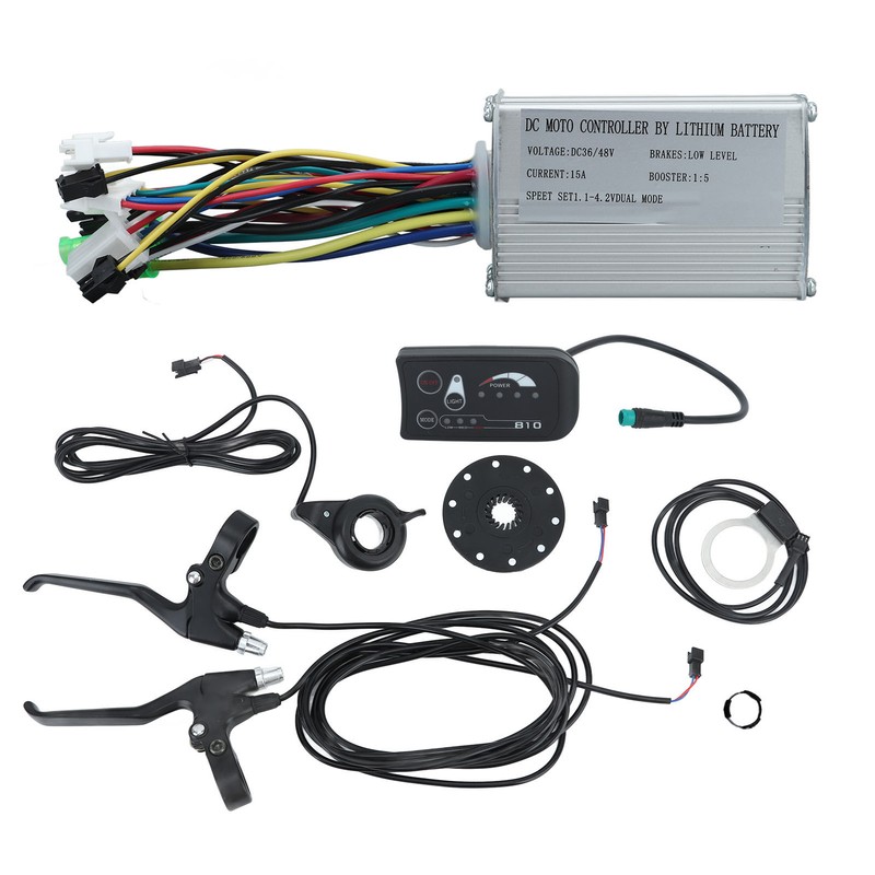 Electric Bike Controller Kit with Brake Handle Thumb Throttle 250W