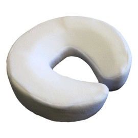 NRG Memory Foam Massage Table Face Cradle Pad with Ultra-Soft Fleece Cover - Head Rest Cushion Pillow Positions Head and Neck in Perfect Alignment with Spine - Temperature and Pressure Sensitive Foam