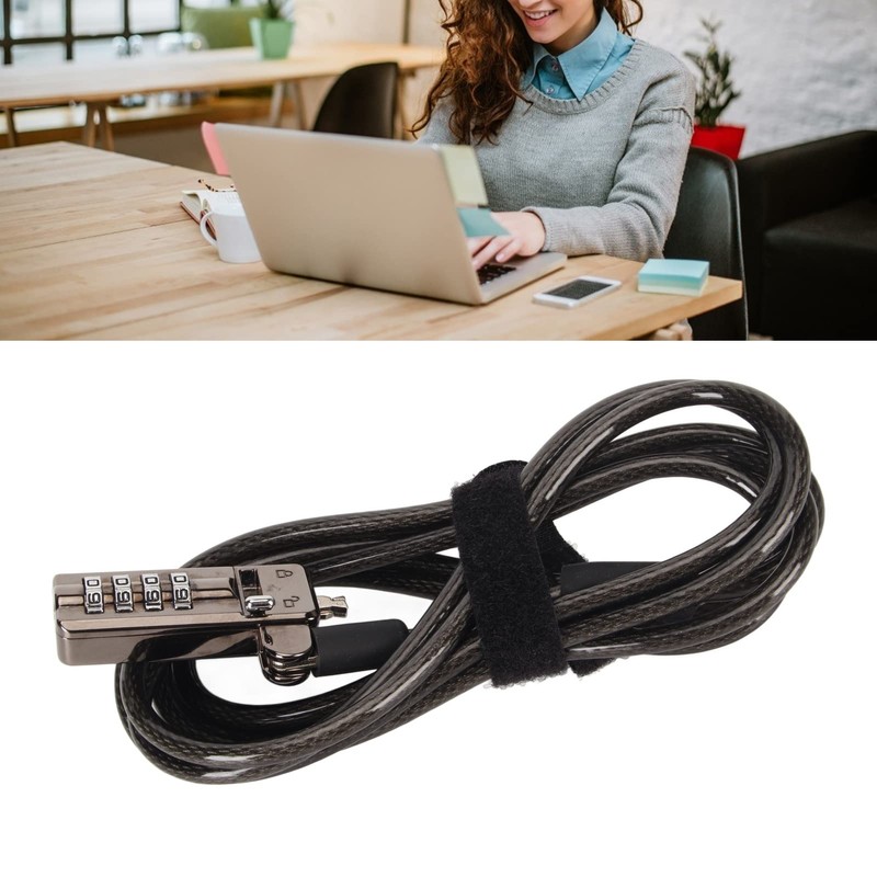 Dell Laptop Lock, Computer Laptop Cable Lock with 4 Digit