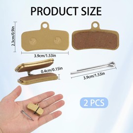 2 Pcs Front and Rear Disc Brake Pads Replacement Compatible with Surron Light Bee X/S, Segway X160 X260, and Talaria Sting R MX3 MX4 Electric Dirt Bikes, Sturdy Motorcycle Brake Parts
