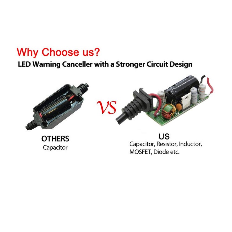 SOCAL-LED 2x HB5 9007 LED Decoder Upgraded Strong Canbus Error