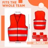 Tarpop Tarpop 60 Packs Safety Vests Pack High Visibility Construction