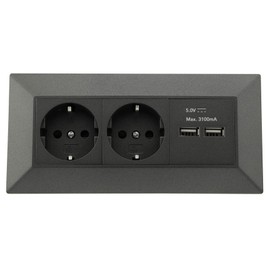 Socket Block Anthracite