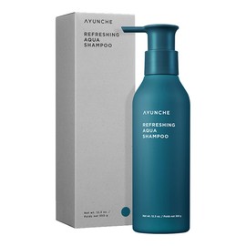 AYUNCHE Refreshing Shampoo for Oily Scalp, 11.8oz Purifying & Cool Down | Powerful Cooling & Deep Cleansing | Anti-Dandruff Shampoo | Korean Salon Brand