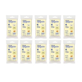 Jabón Corporal con Esponja Integrada 2 en 1, Exfoliación Suave, Aroma Avena, Pack 10 Piezas, ESPONJABON T.TAIO