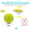 Seven Mine 2 Pelotas de Tennis Precortadas para Andaderas, Sillas