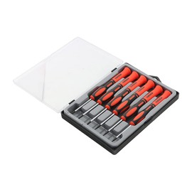 TIMCO Precision Screwdriver Set - Assorted Sizes - 6 Screwdrivers - Ergonomic Handles for an Extra Soft Grip - Magnetic Tips - Manufactured with Hardened and Tempered S2 Tool Steel Blades