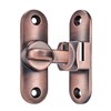 INIRET Barn Door Latches,90/180 Degree Gate Lock,Flip Gate Latches Hardware,Zinc