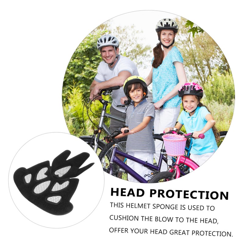 Kisangel 69 Pcs Helmet Sponge Pads Anti-Collision Kit Helmet Padding