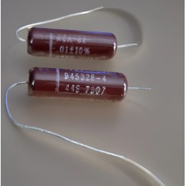RCA  945328-4  Axial Capacitor 400V +85°C Vintage Valve Part Tube Amp  2 Pcs