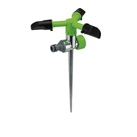 Draper 09563 Adjustable Revolving Sprinkler, 360 Degree, 3 Arm Rotating Lawn Sprinkler for Garden & Lawn Area