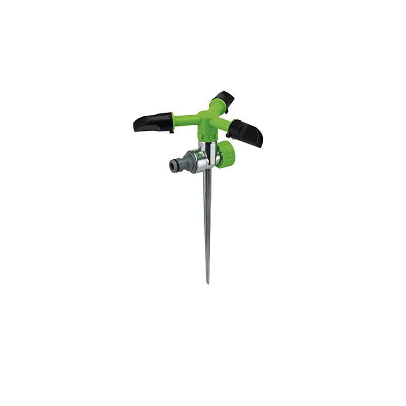 Draper 09563 Adjustable Revolving Sprinkler, 360 Degree, 3 Arm Rotating
