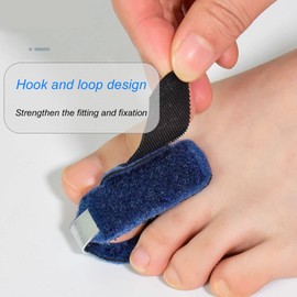 Hammer Toe Straightener, Breathable Hammer Toe Straightener Fracture Claw Toe Fixation Corrector Strap Toe Protector Splint