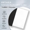 LHXzizizi Pre-folded Suit Pocket Squares for Men, Solid Color Mens