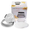 OVOS Burger Press Adjustable Thickness 3 in 1 Hamburger Patty