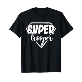 Super Trooper Heroic Design Honoring Law Enforcement Officer T-Shirt