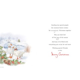 Traditional Christmas Card Friends - 9 x 6 inches - Regal Publishing