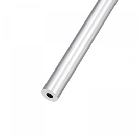 sourcing map 6063 Aluminium Tube 10 mm x 4 mm x 250 mm Round for Home Machines DIY Crafts
