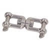 304 Stainless Steel Double Jaw Shackle Rustproof Universal Jaw Anchor