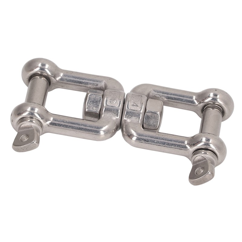304 Stainless Steel Double Jaw Shackle Rustproof Universal Jaw Anchor