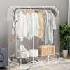 Wisebom Protective Cover for Clothes Rack, Thicker PEVA Garment Bag,