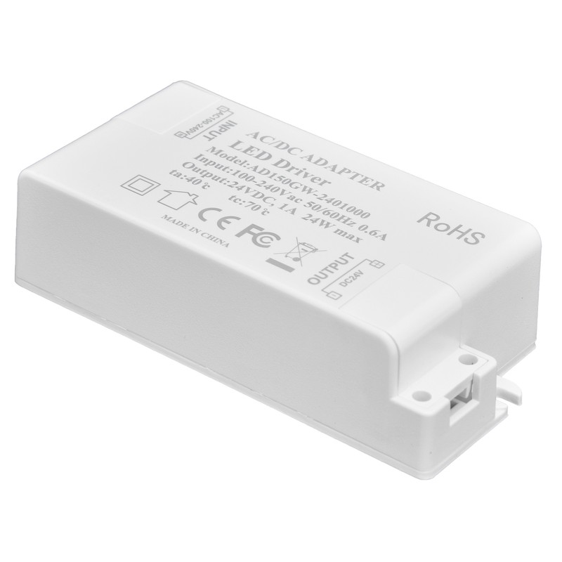 DC 24V 24W 1A LED Driver Constant Voltage Flame Retardant