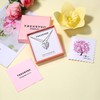 Mother Daughter Pendant Necklaces Set for 2 Women Teen Girls,