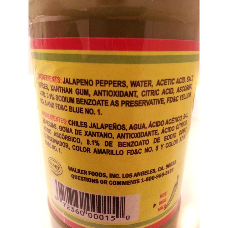 El Pato Green Jalapeno Hot Sauce Medium 12 fl oz